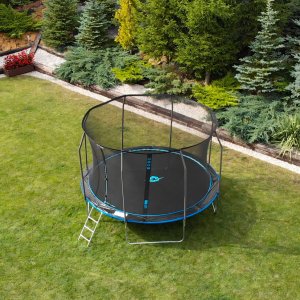 Trampolina ogrodowa Thunder Trampolina ogrodowa dla dzieci THUNDER INSIDE ELITE 14FT BLUE 12