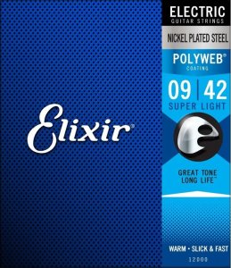 Elixir Strings Struny do gitary elektrycznej 12000 9-42 1