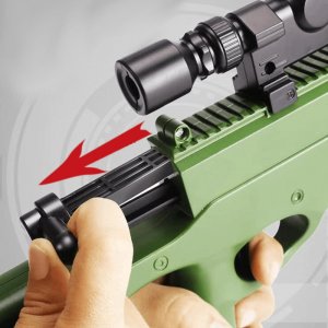 tomdorix AWP Snajperka Karabin Na Strzałki [Pocisk+Łuska] + Kamizelka + Tarcza 10