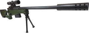 tomdorix AWP Snajperka Karabin Wyborowy Na Kulki Air Soft Gun + 2x Granaty 12