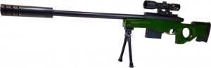 tomdorix AWP Snajperka Karabin Wyborowy Na Kulki Air Soft Gun + 2x Granaty 13