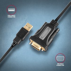 Kabel USB Axagon USB-A - RS-232 1.5 m Czarny (ADS-1PQN) 2