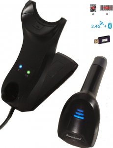 Czytnik kodów kreskowych Kim-Tech Skaner kodów kreskowych 1D 2D z ruchomą regulowaną podstawką 2.G Bluetooth 8