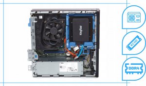 Komputer Dell Optiplex 7040 Sff Intel Core i5 8GB DDR4 1000GB SSD Windows 10 Home 4