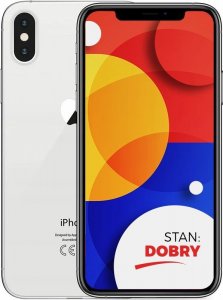 Smartfon Apple SMARTFON APPLE IPHONE X 64GB SILVER | KOLORY 1