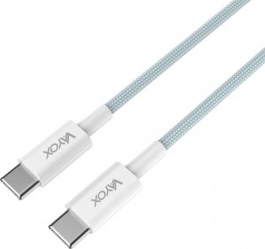 Kabel USB Vayox USB-C - USB-C 1 m Niebieski (9035-uniw) 4