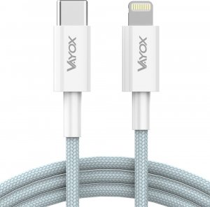 Kabel USB Vayox USB-C - USB-C 1 m Niebieski 1