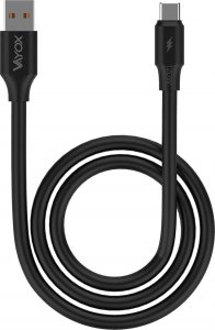 Kabel USB Vayox USB-A - USB-C 1 m Czarny (KX4240) 5