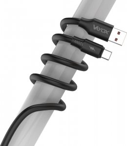 Kabel USB Vayox USB-A - USB-C 1 m Czarny (KX4240) 6