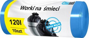 Bodex Worki na śmieci LDPE 120 L/10 sztuk niebieskie 4