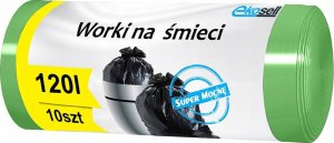 Bodex Worki na śmieci LDPE 120 L/10 sztuk zielone 5