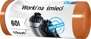 Bodex Worki na śmieci LDPE 60 L/10 sztuk brązowe 5