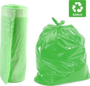 Bodex Worki na śmieci LDPE 60 L/10 sztuk zielone 1