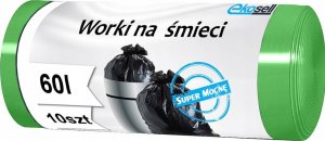 Bodex Worki na śmieci LDPE 60 L/10 sztuk zielone 5