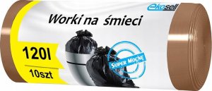 Bodex Worki na śmieci LDPE 120 L/10 sztuk brązowe 4