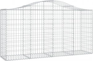 vidaXL Kosze gabionowe, 13 szt, 200x50x100/120cm, galwanizowane żelazo 3