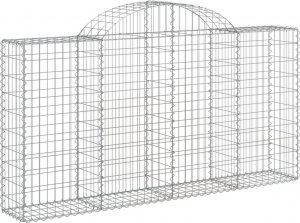 vidaXL Kosze gabionowe, 18 szt, 200x30x100/120cm, galwanizowane żelazo 3