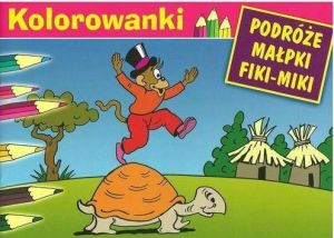 Malowanka - Podróże małpki Fiki-Miki i Żółw (195843) 1