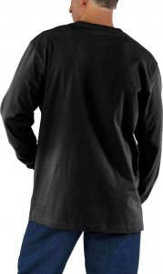 Carhartt Koszulka Carhartt Heavyweight pocket L/S Black 2