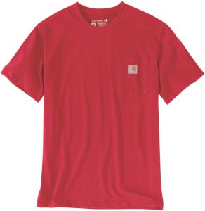 Carhartt Koszulka Carhartt Heavyweight K87 Pocket Fire Red 1