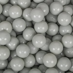 KiddyMoon KiddyMoon Plastikowe piłeczki 7cm zielonoszary 100 Zabawka zestaw kulek 2