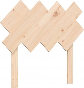vidaXL Rama łóżka z wezgłowiem, 3FT, pojedyncza, lite drewno 8