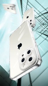 Markowe ARMOR ANTISHOCK CASE DO IPHONE 12 PRO PRZEZROCZYSTY 11