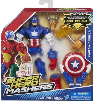 Figurka Hasbro Super Hero Mashers Captain America (240668) 1
