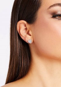 Guess Kolczyki Fine Heart JUBE01427JWRHT/U 4