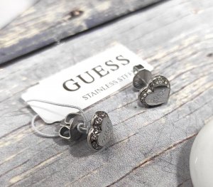 Guess Kolczyki Fine Heart JUBE01427JWRHT/U 6