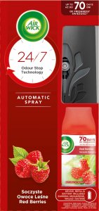 AIR WICK_SET Automatic Spray automatyczny odświeżacz powietrza + wkład o zapachu Owoców Leśnych 250ml 1