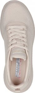 Skechers Skechers damskie buty sportowe Memory Foam BOBS Squad Chaos 117209 NUDE 37,5 2