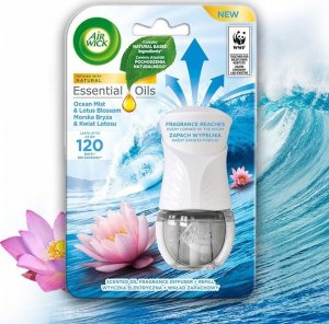 Air Wick Air Wick Elektryczny Odświeżacz Powietrza Morska Bryza i Kwiat Lotosu Komplet 19ML 2