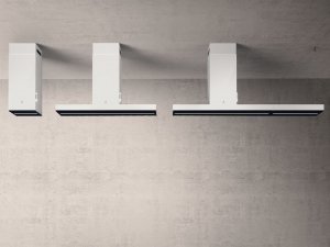 Okap Elica NAS RTV AGD Okap Elica HAIKU ISLAND WH/A/120 Biały Krion 120cm 2