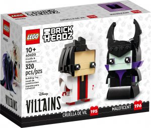 LEGO BrickHeadz Cruella i Diabolina (40620) 1