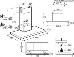 Okap Electrolux Okap kominowy Electrolux KFTB19X one size 4
