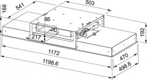 Okap Franke NAS RTV AGD Okap FRANKE Maris Flat FCFL 1206 WH Biały mat 1