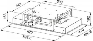 Okap Franke NAS RTV AGD Okap FRANKE Maris Flat FCFL 906 WH biały mat 1