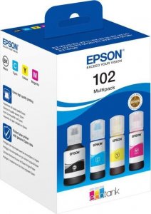 Tusz Epson  Zestaw 4 szt. - czarny, żółty, cyjan, magenta - oryginał - pojemnik na tusz 2