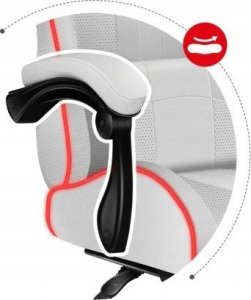 Fotel Huzaro Force 4.7 White RGB 7