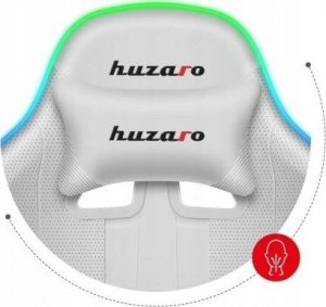 Fotel Huzaro Force 4.7 White RGB 8
