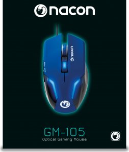 Mysz Nacon GM-105 niebieska (PCGM-105BLUE) 3