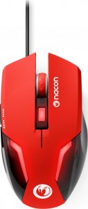 Mysz Nacon NACON PC Mysz przewodowa GM-105 Czerwona 1