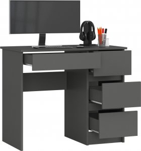 Biurko Fabryka Mebli Akord A7 Szare 90 cm x 50 cm 2