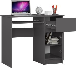 Biurko Fabryka Mebli Akord Piksel Szare 90 cm x 50 cm 2