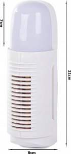 Oczyszczacz powietrza Verk JONOWY OCZYSZCZACZ POWIETRZA LAMPKA NOCNA FILTR 13