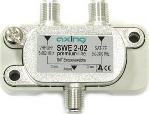 Axing Rozgałęźnik sumator Axing SWE 2-02 RTV/SAT DC PASS 1