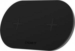 Ładowarka Cygnett Podwójna ładowarka bezprzewodowa Cygnett 20W (czarna) 3