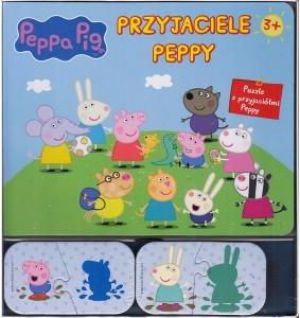 Świnka Peppa. Przyjaciele Peppy + puzzle - 167489 1
