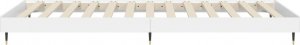 vidaXL Rama łóżka, biała, 75x190 cm, materiał drewnopochodny 7